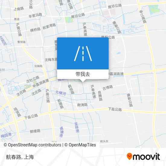 航春路地图