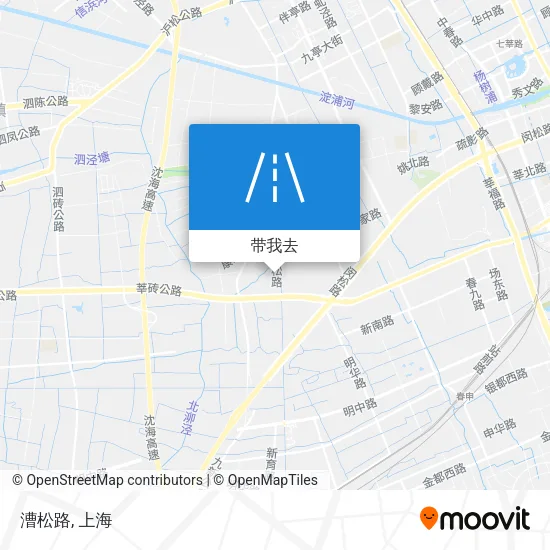 漕松路地图