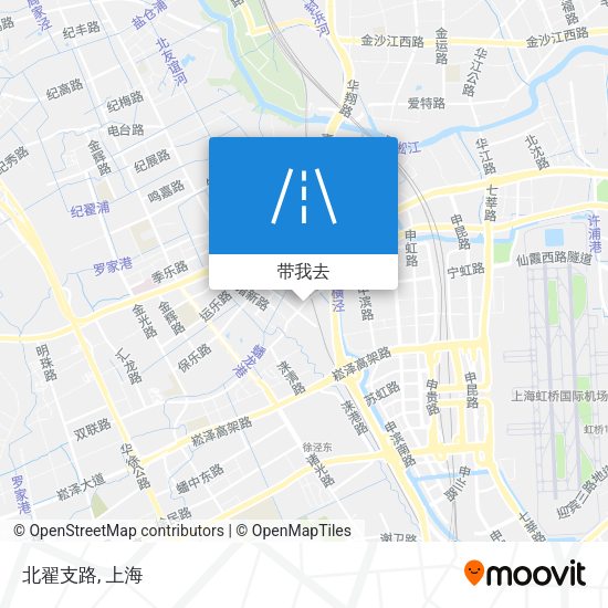北翟支路地图