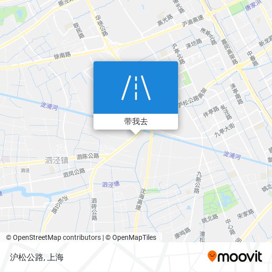 沪松公路地图