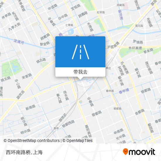 西环南路桥地图