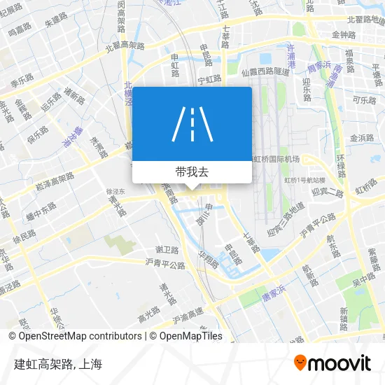建虹高架路地图