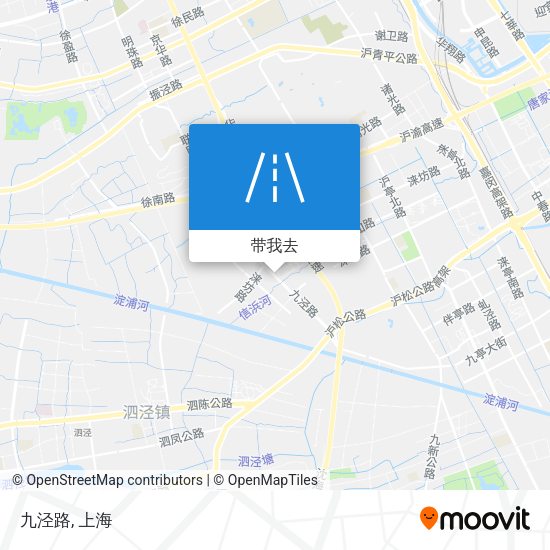 九泾路地图
