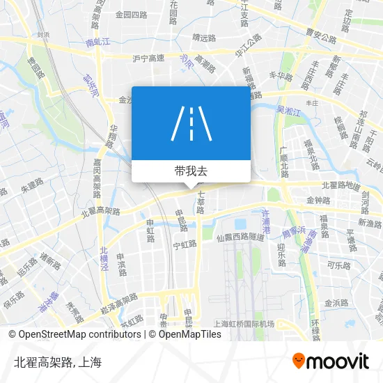 北翟高架路地图