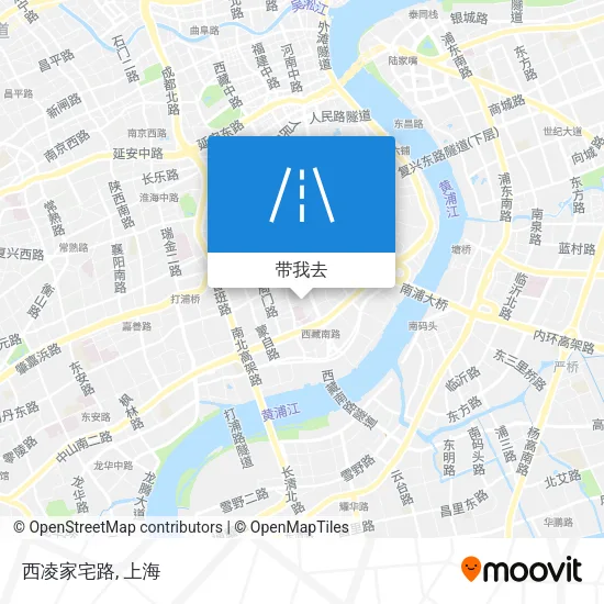 西凌家宅路地图