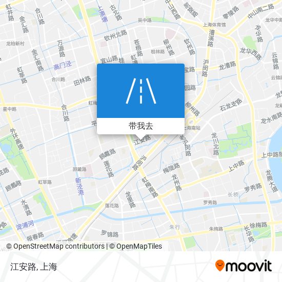 江安路地图