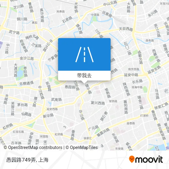 愚园路749弄地图