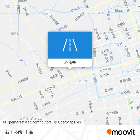 新卫公路地图