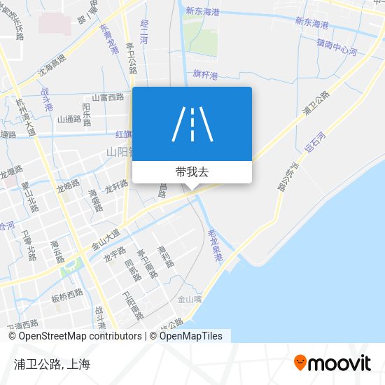 浦卫公路地图