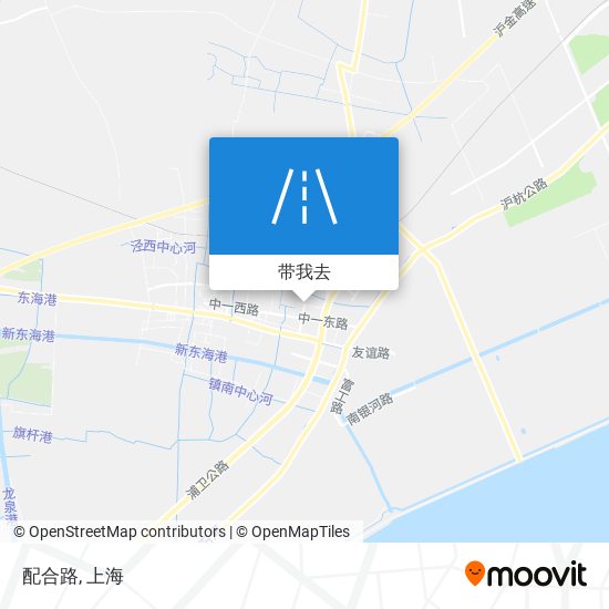 配合路地图