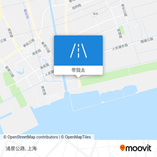 浦星公路地图