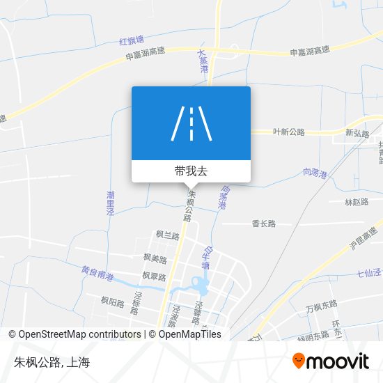 朱枫公路地图
