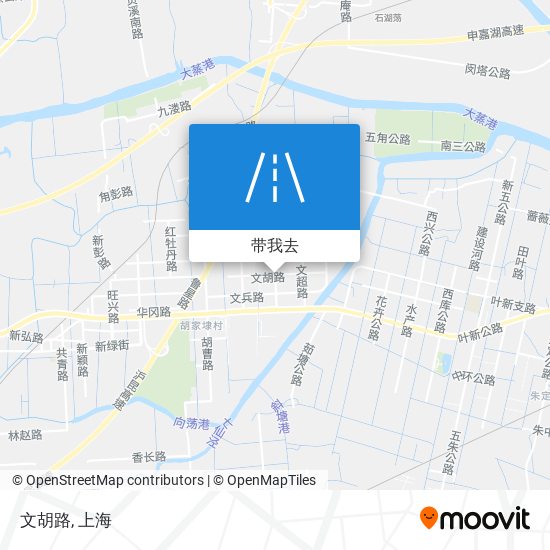 文胡路地图