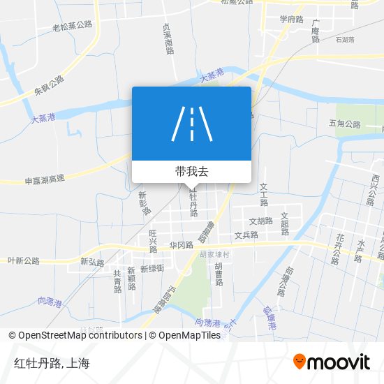 红牡丹路地图