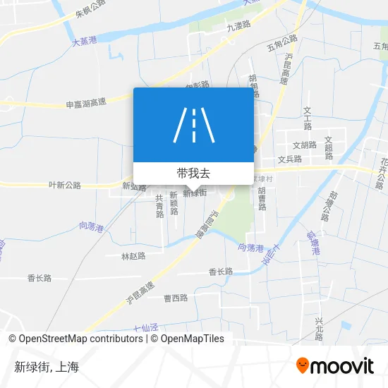 新绿街地图