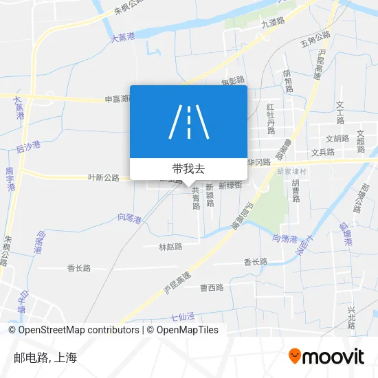 邮电路地图