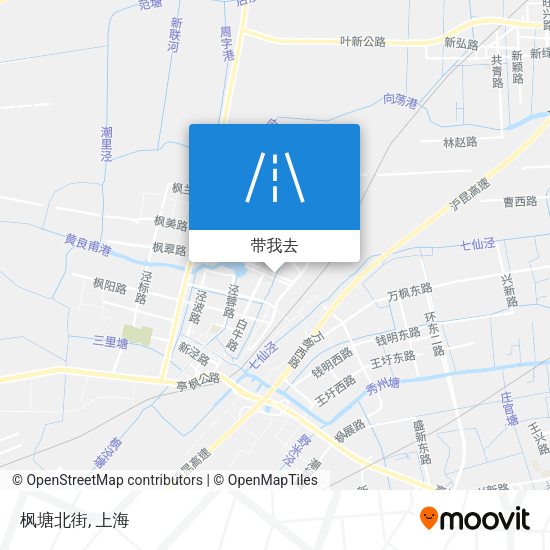 枫塘北街地图