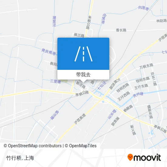 竹行桥地图