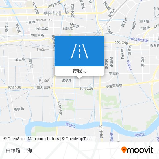 白粮路地图