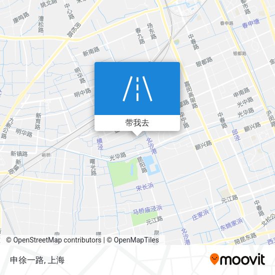 申徐一路地图