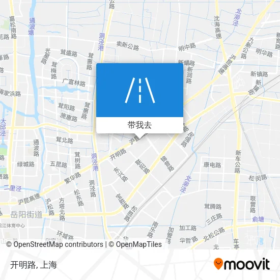 开明路地图