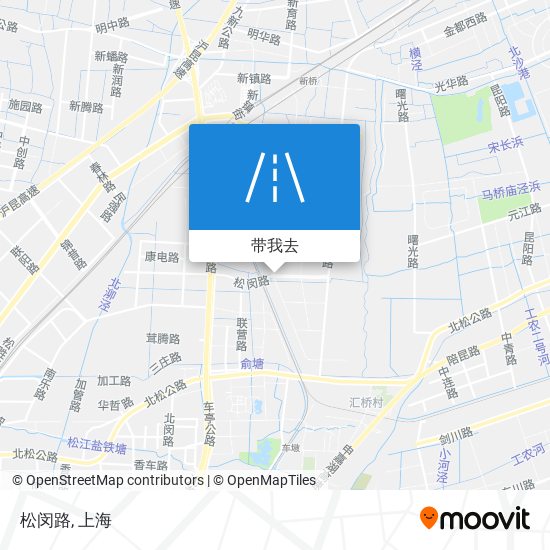 松闵路地图