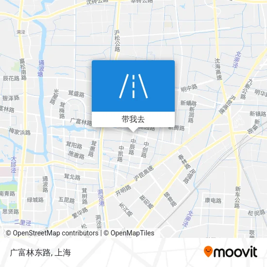 广富林东路地图