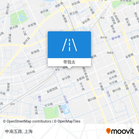 申南五路地图
