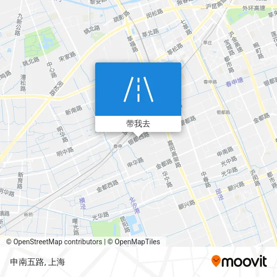 申南五路地图