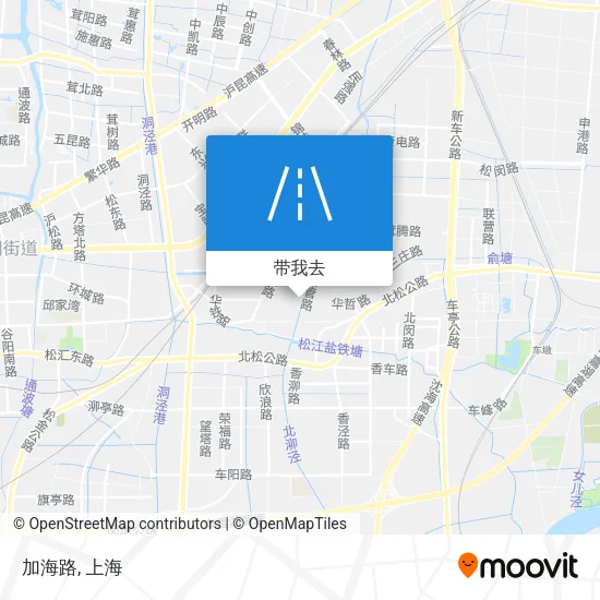 加海路地图