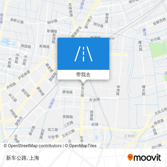 新车公路地图