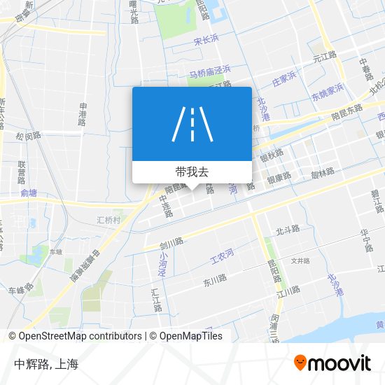 中辉路地图