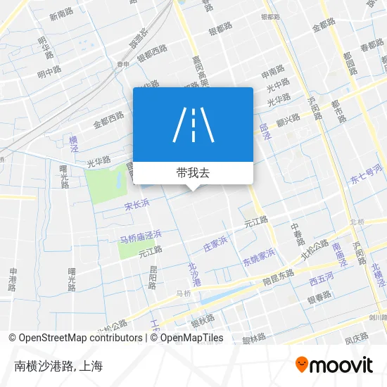 南横沙港路地图