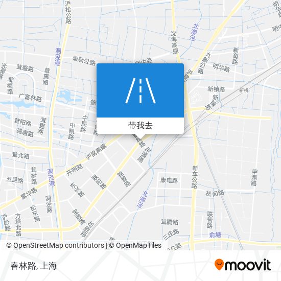春林路地图