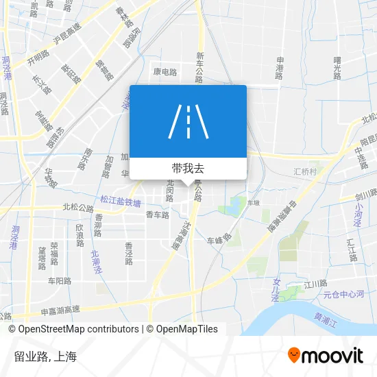 留业路地图