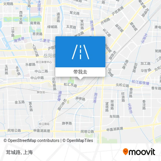 茸城路地图