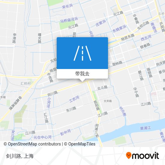 剑川路地图