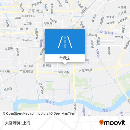 大官塘路地图