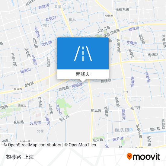鹤楼路地图