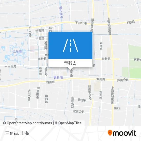 三角街地图