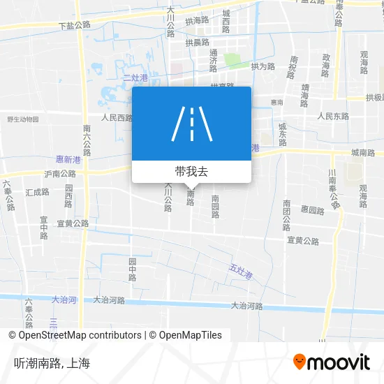 听潮南路地图