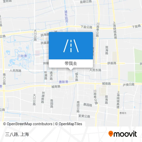 三八路地图