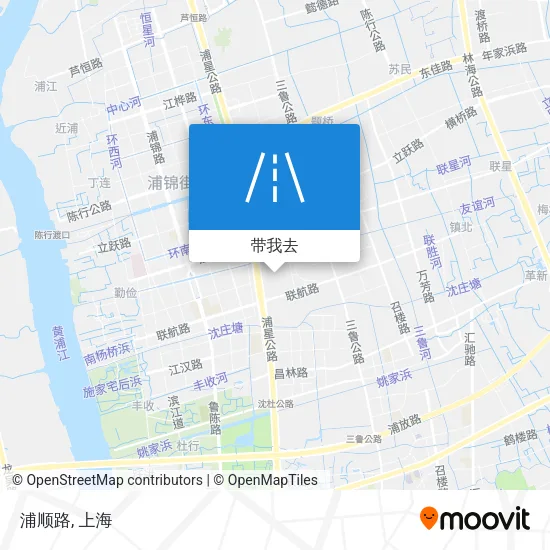浦顺路地图