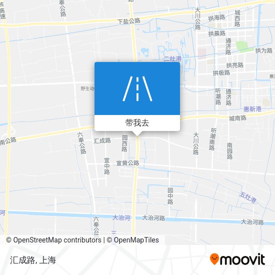 汇成路地图