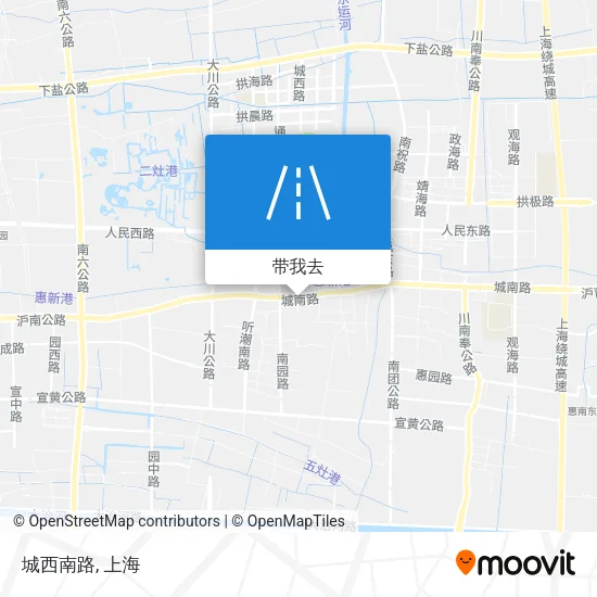 城西南路地图