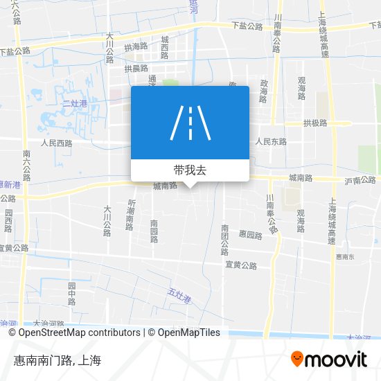 惠南南门路地图