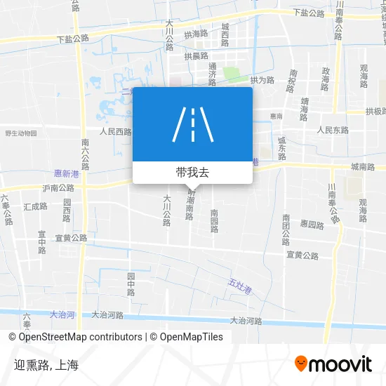 迎熏路地图