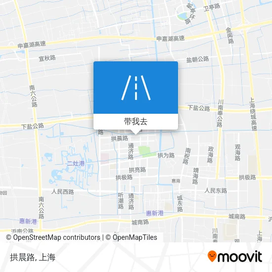 拱晨路地图