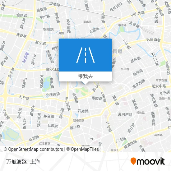 万航渡路地图