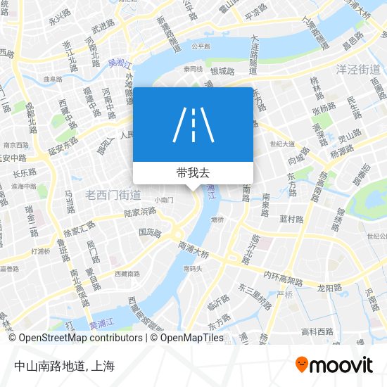 中山南路地道地图